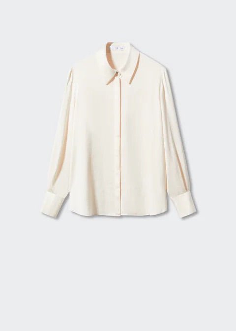 Satin finish flowy shirt - Laurel Morgan