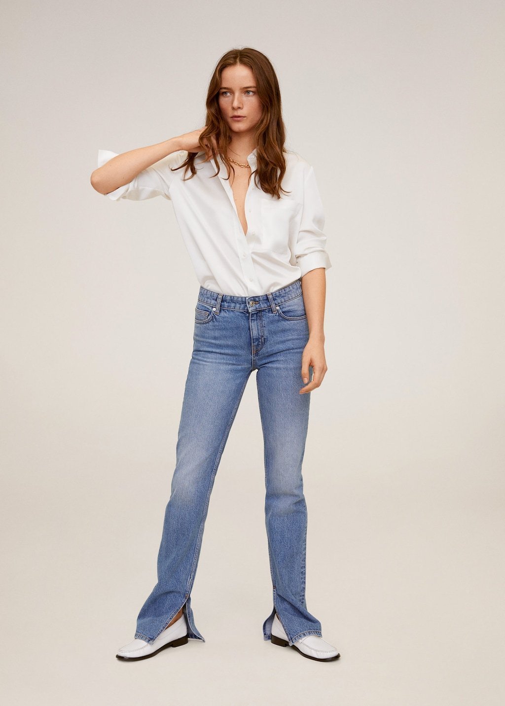 Satin pocket shirt - Laurel Morgan