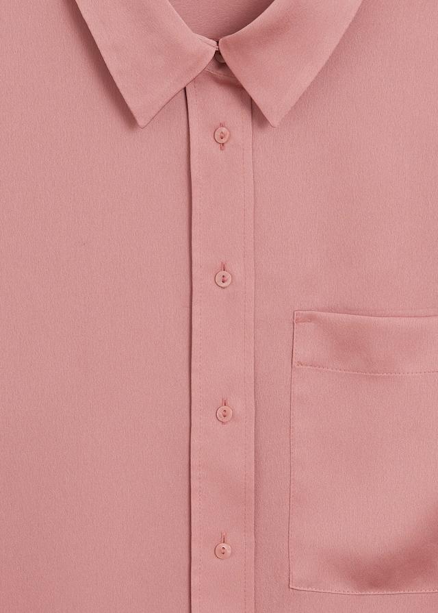 Satin pocket shirt - Laurel Morgan