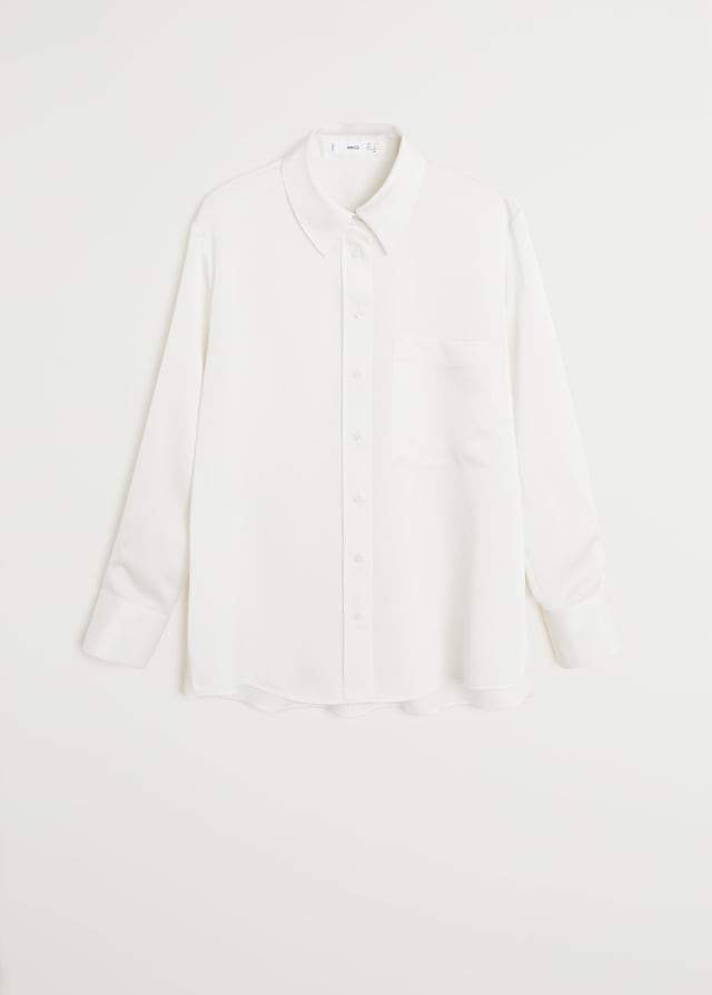 Satin pocket shirt - Laurel Morgan