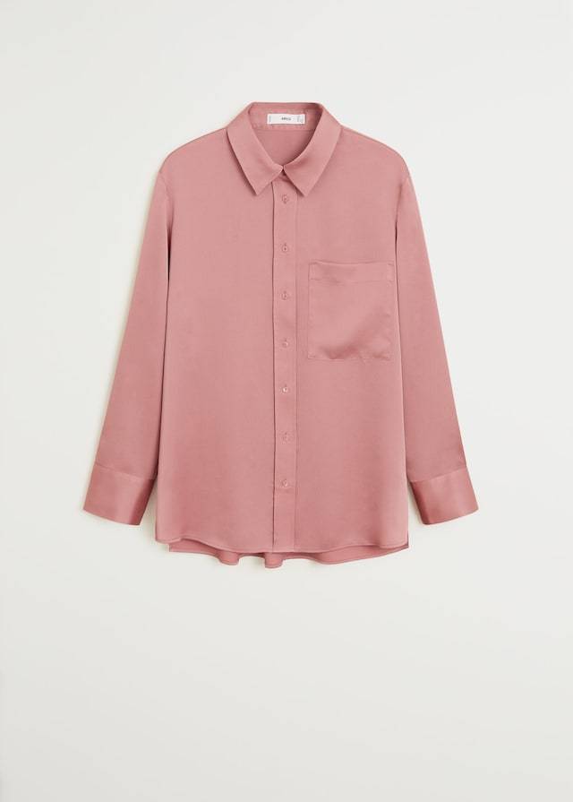 Satin pocket shirt - Laurel Morgan