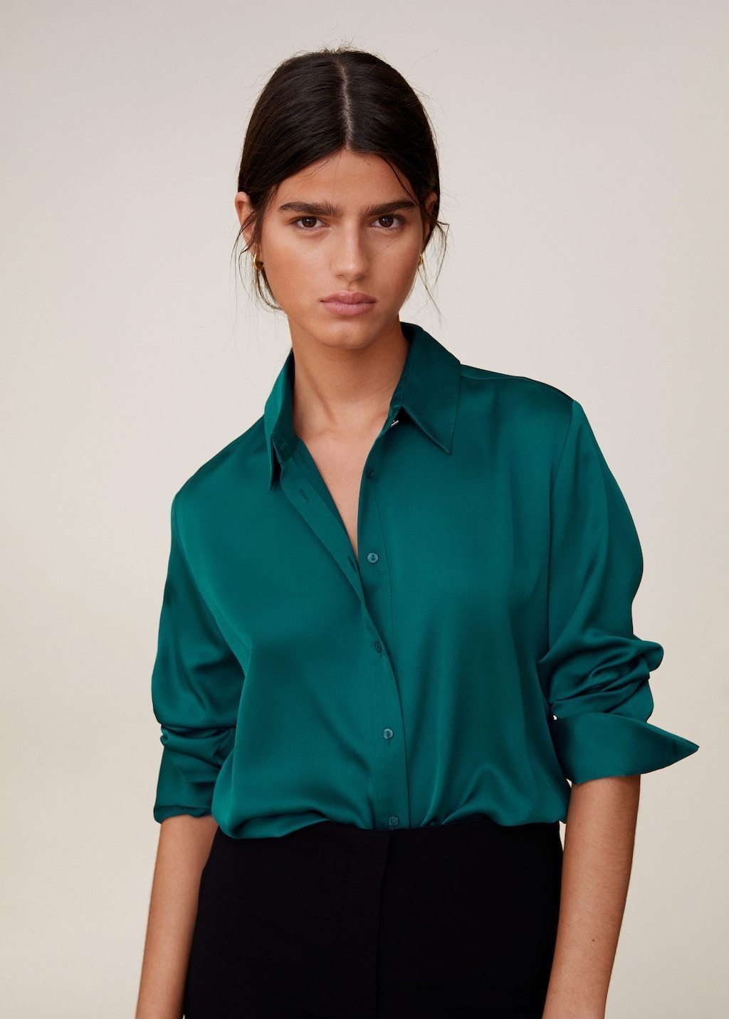 Satin shirt - Laurel Morgan