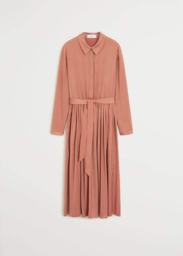 Satin shirt dress - Laurel Morgan