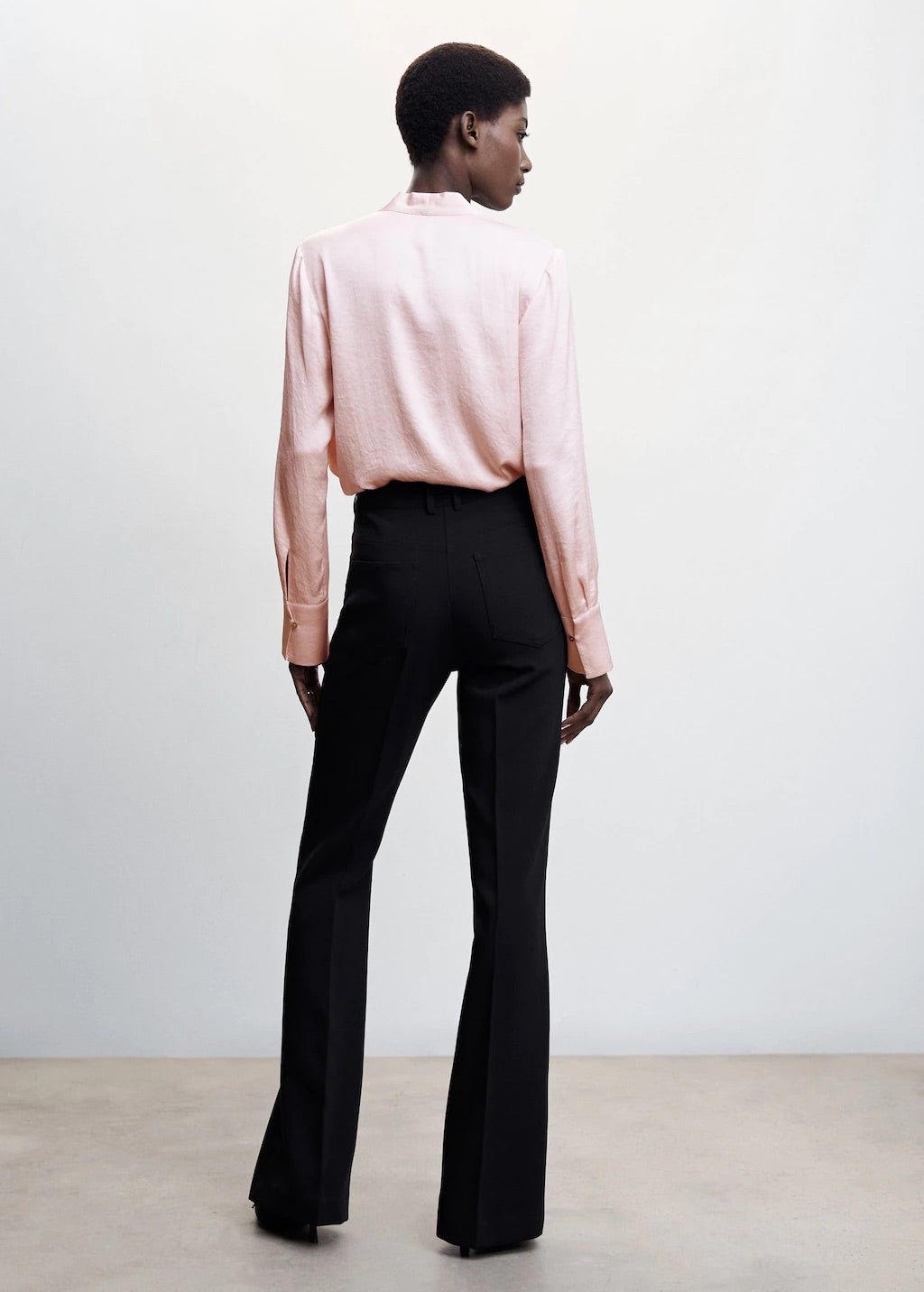 Satin wrap blouse - Laurel Morgan