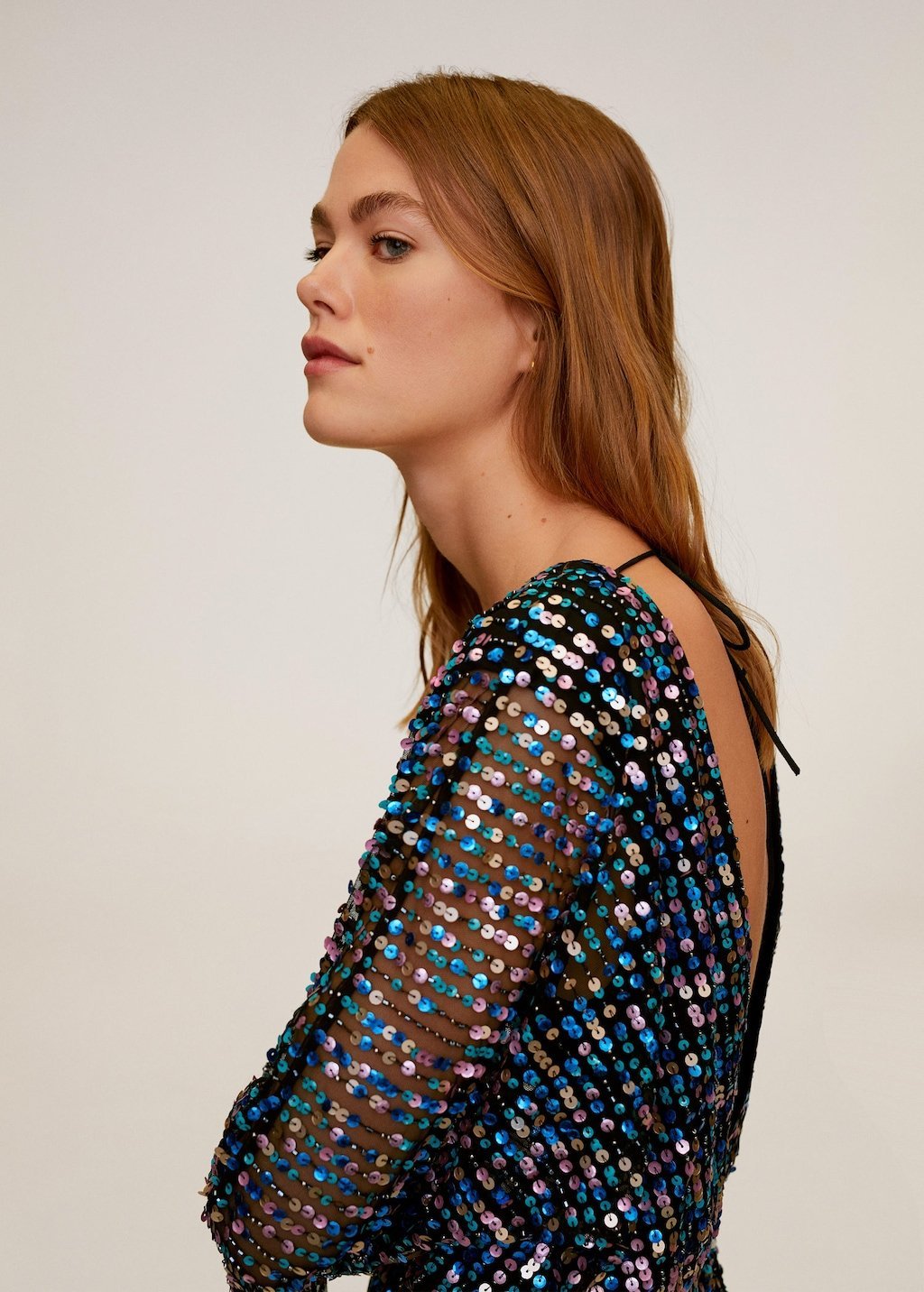 Sequin wrap dress - Laurel Morgan