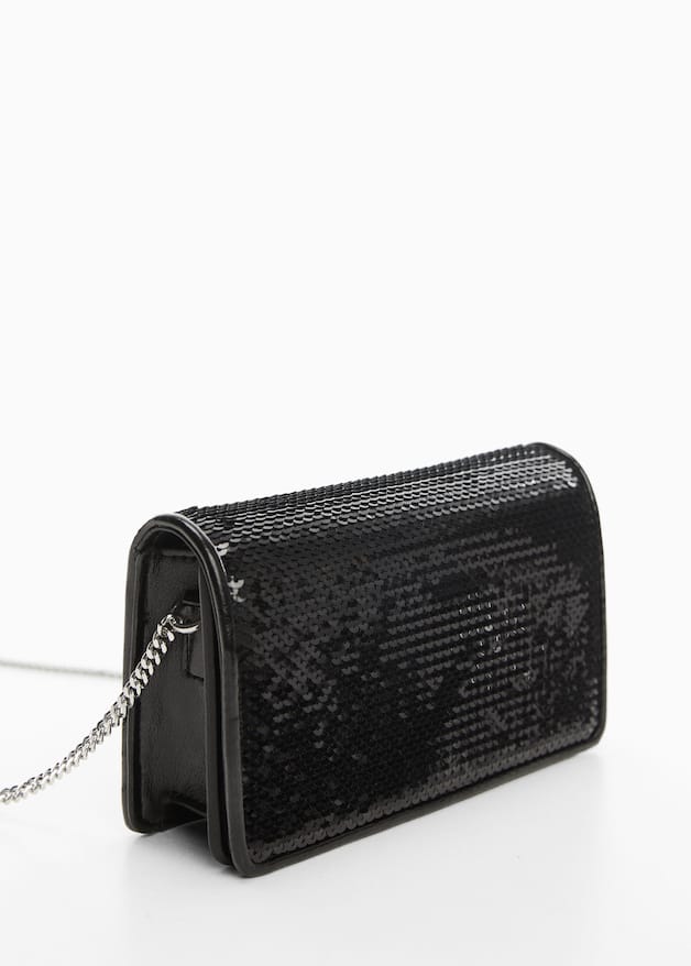 Sequined chain bag - Laurel Morgan