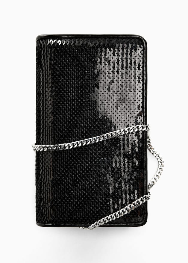 Sequined chain bag - Laurel Morgan