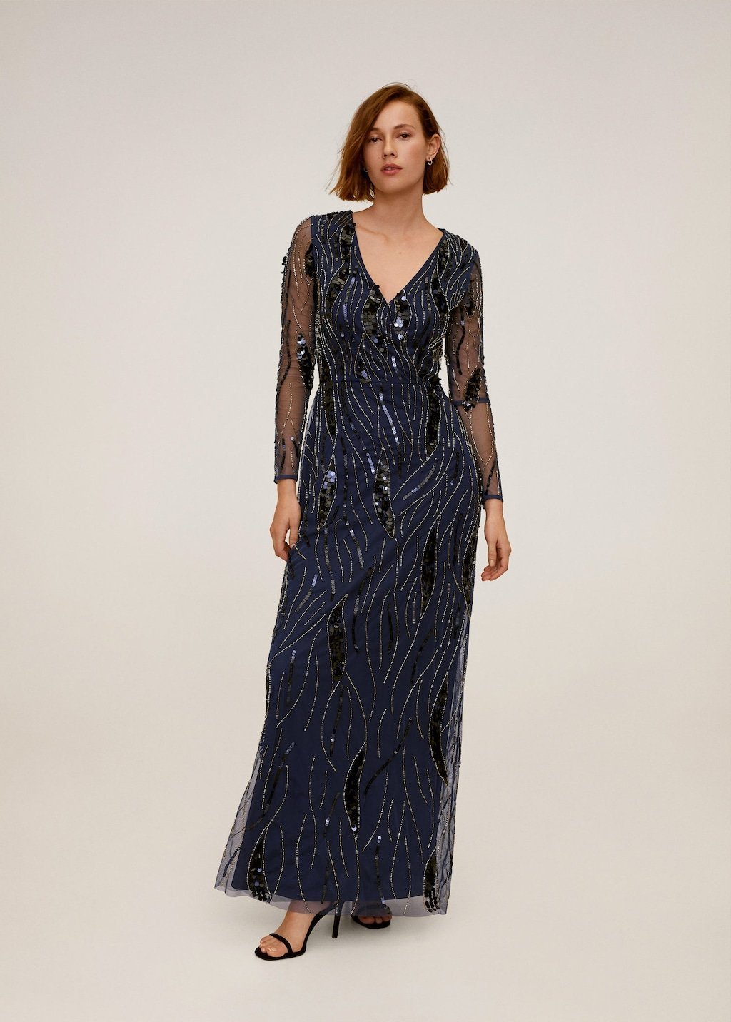 Sequined gown - Laurel Morgan