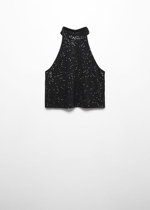 Sequined halter top - Laurel Morgan