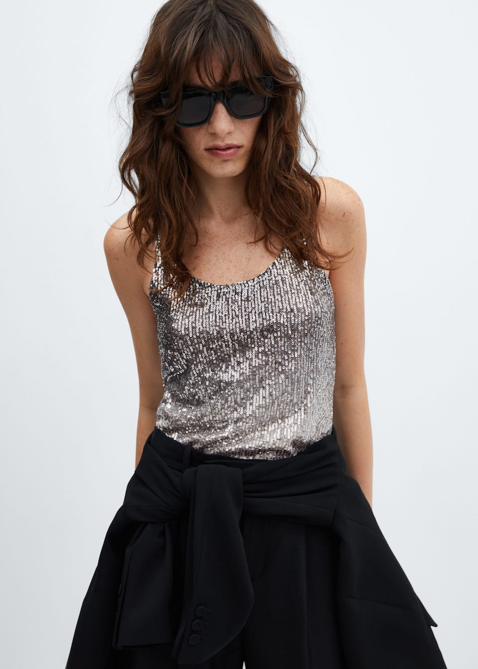 Sequined strap top - Laurel Morgan