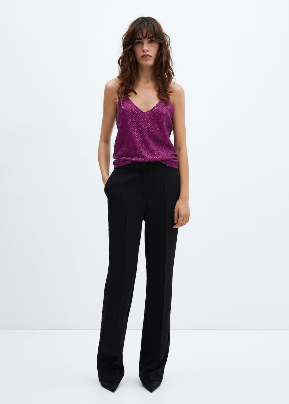 Sequined strap top - Laurel Morgan