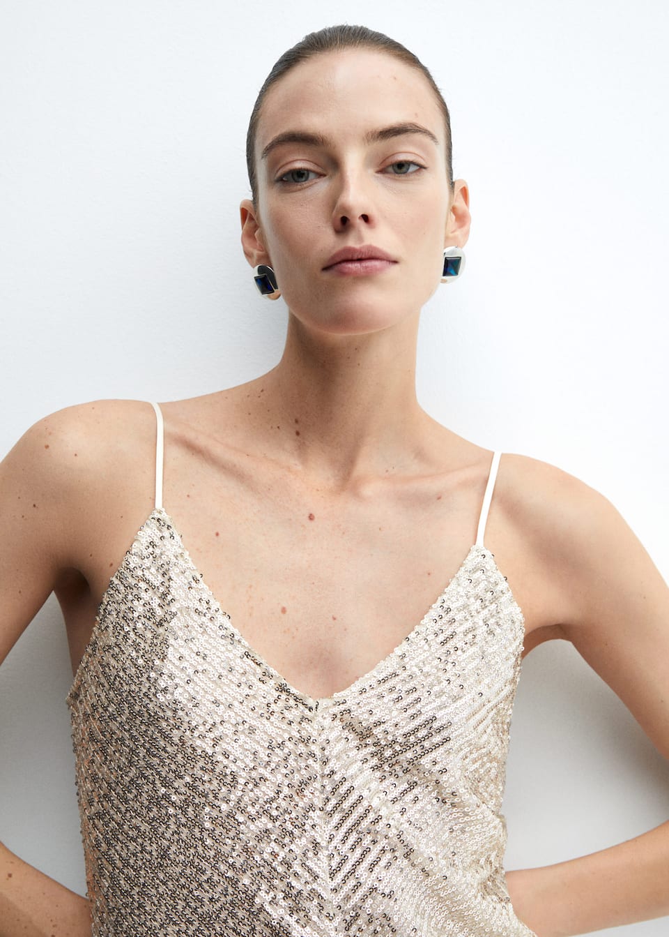 Sequined strap top - Laurel Morgan