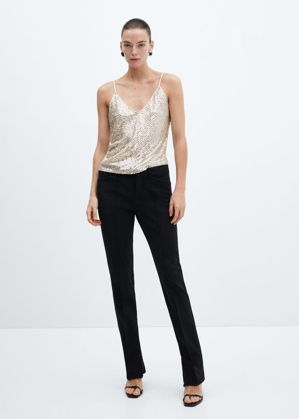 Sequined strap top - Laurel Morgan