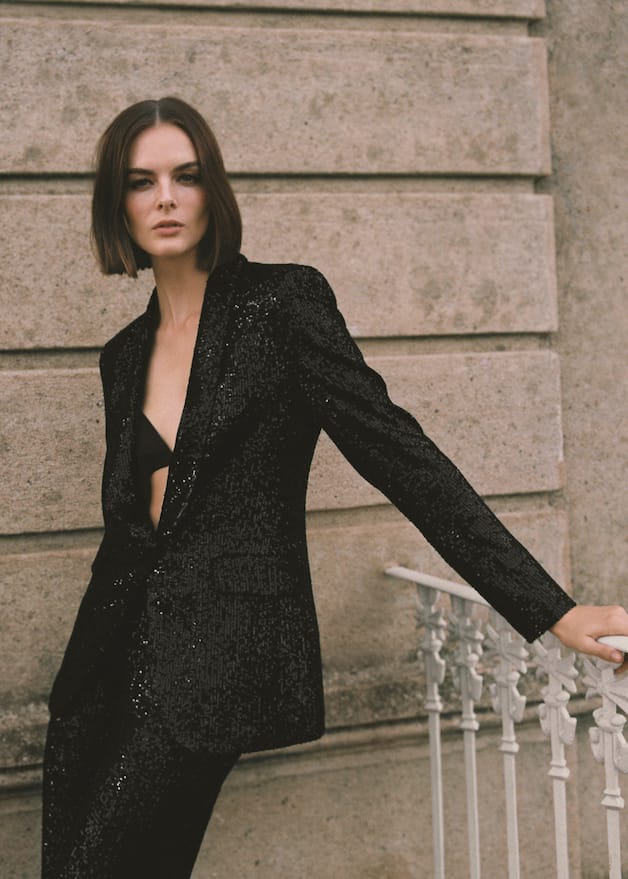 Sequined suit jacket - Laurel Morgan