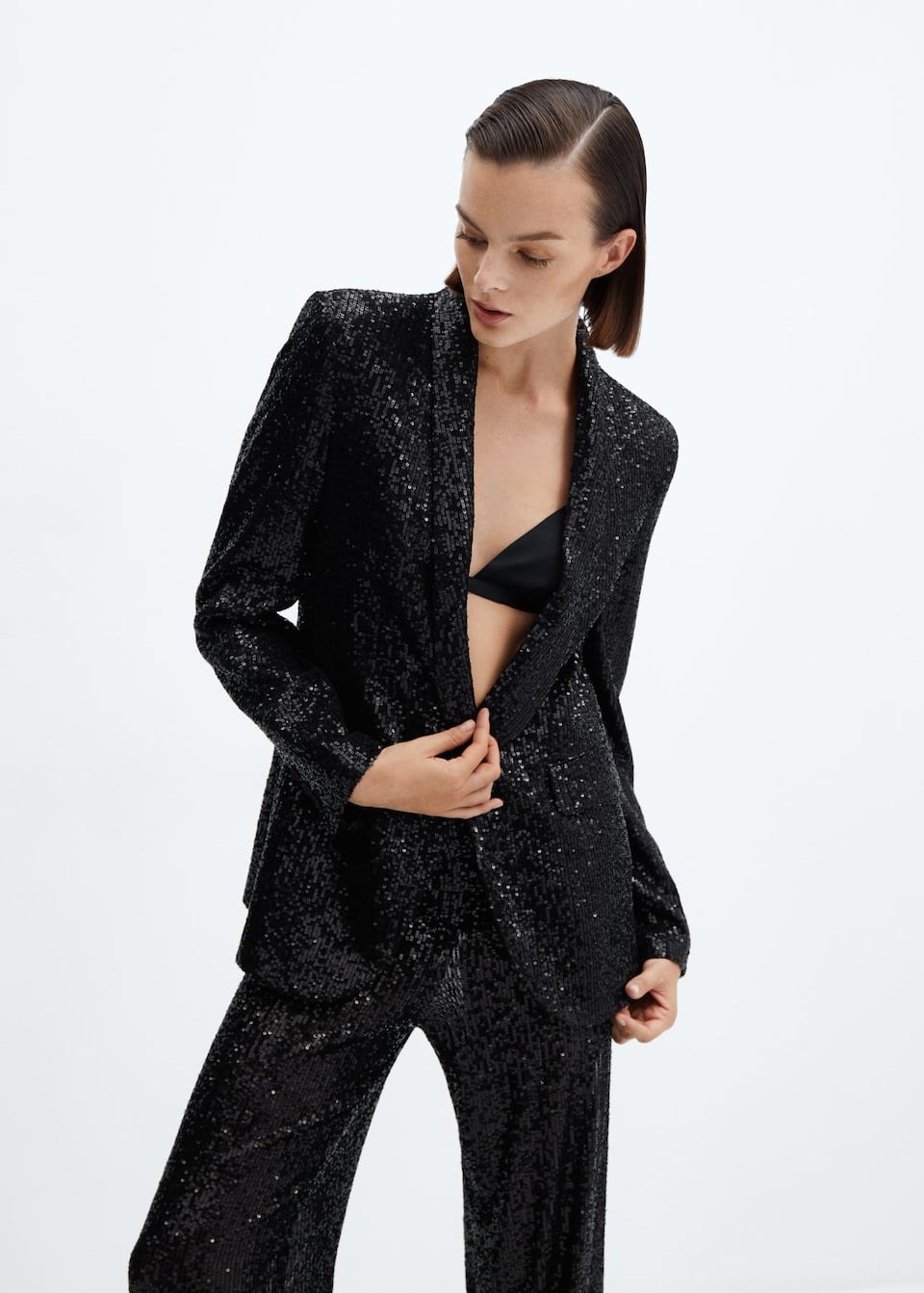 Sequined suit jacket - Laurel Morgan