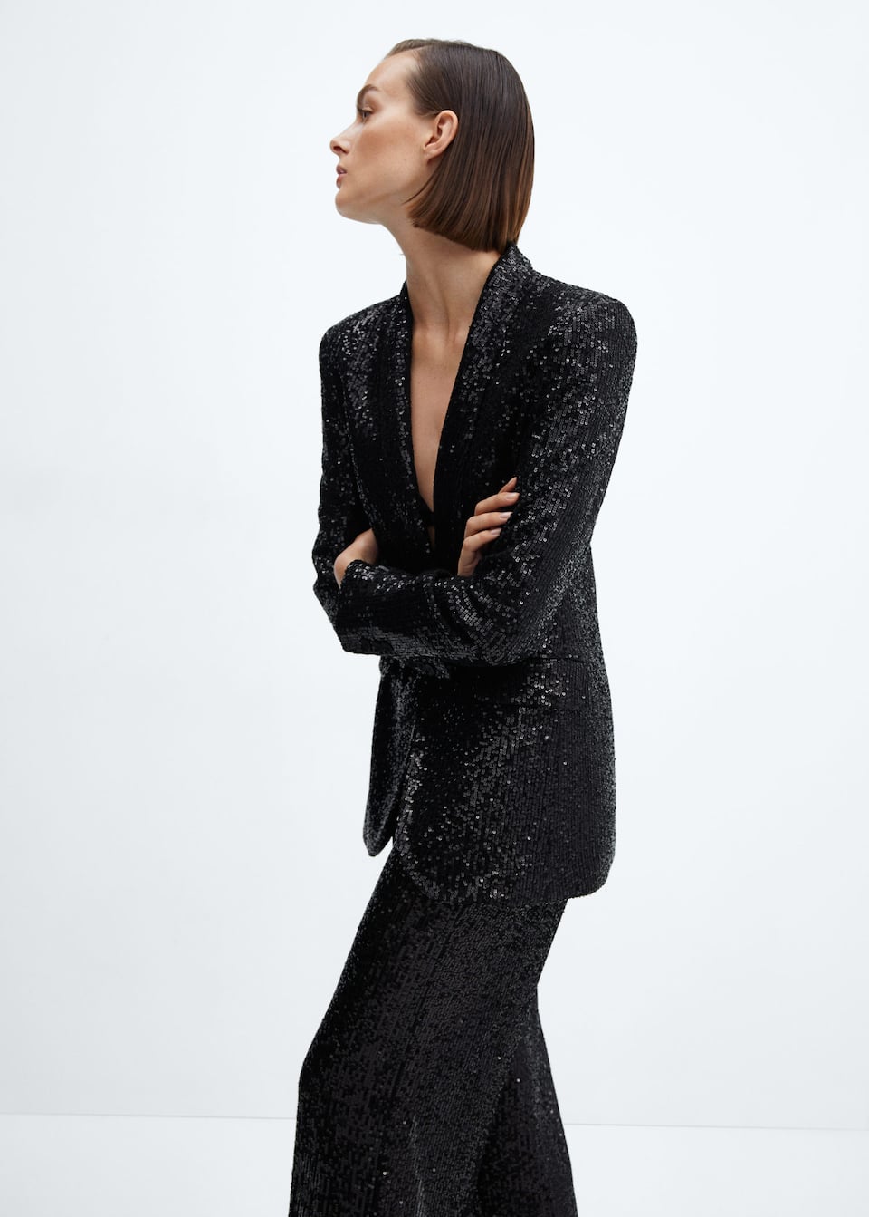 Sequined suit jacket - Laurel Morgan