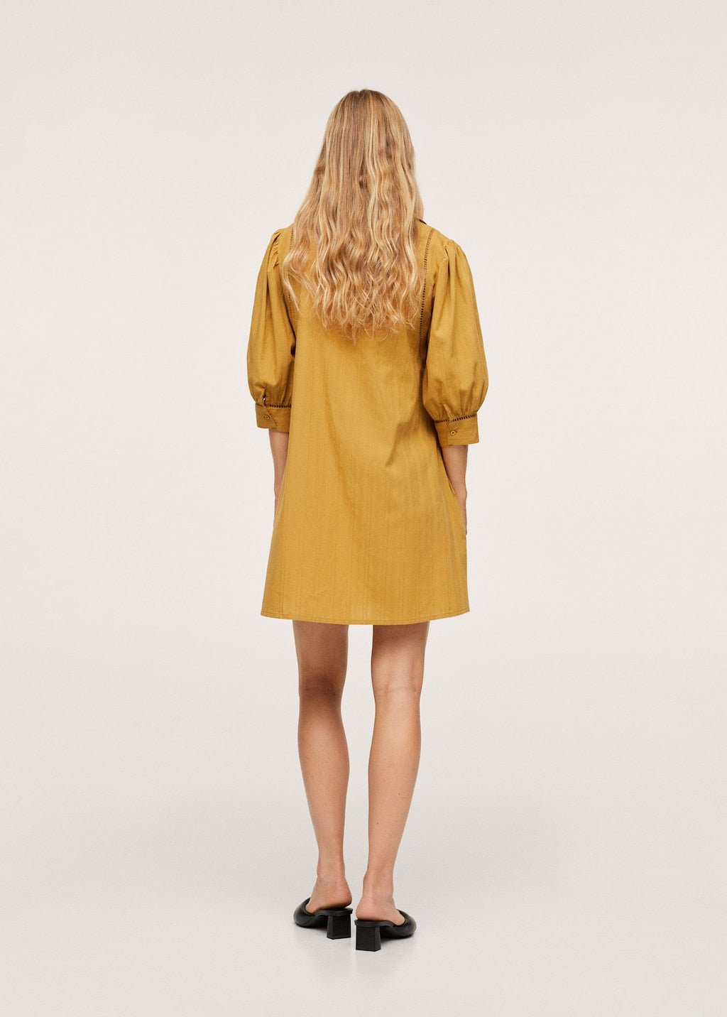 Shirt textured dress - Laurel Morgan