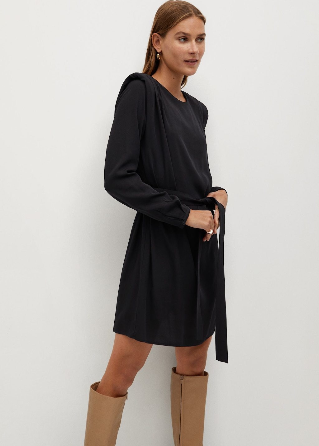 Shoulder pad dress - Laurel Morgan