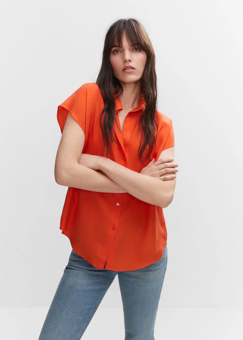 Sleeveless lyocell shirt - Laurel Morgan