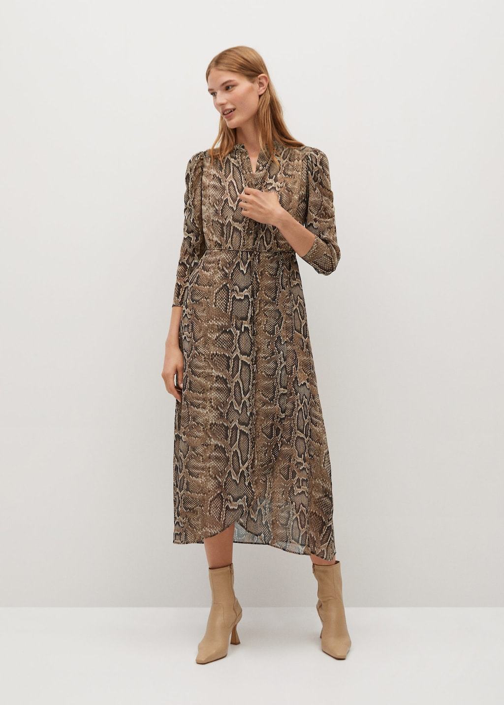 Snake print gown - Laurel Morgan