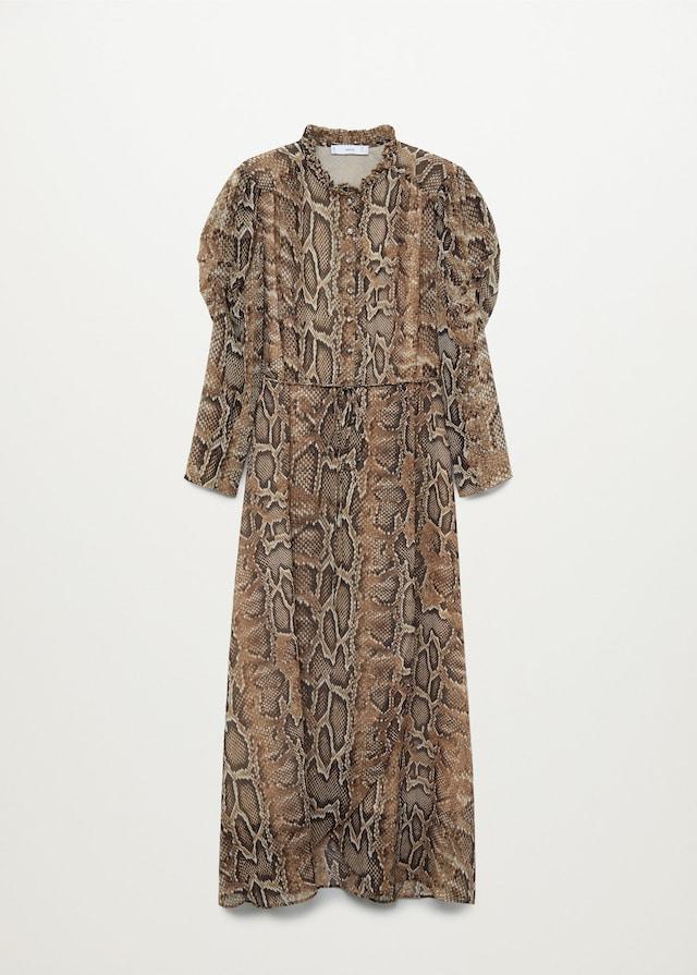 Snake print gown - Laurel Morgan