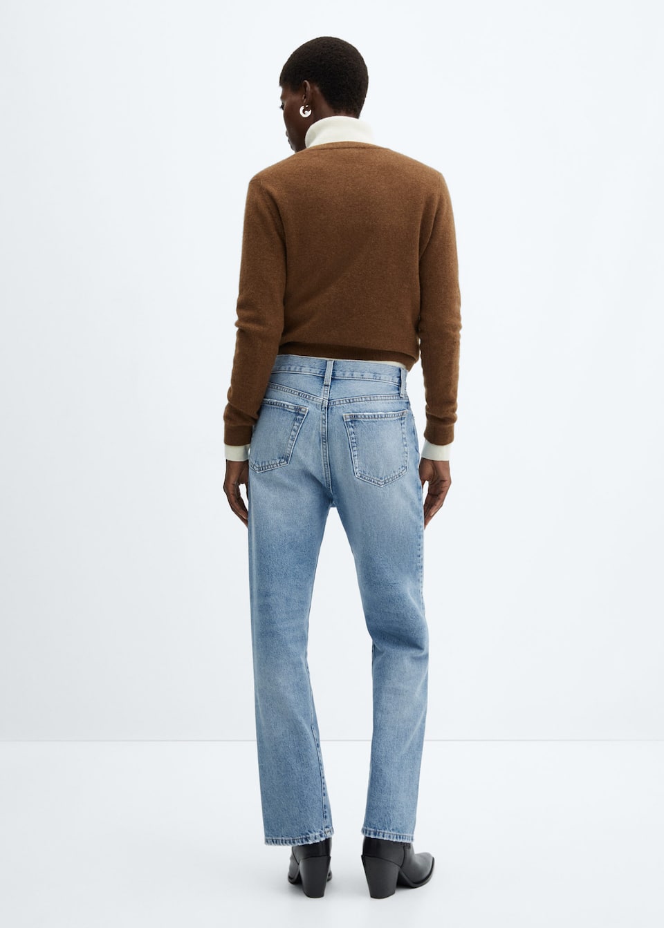 Straight jeans with forward seams - Laurel Morgan