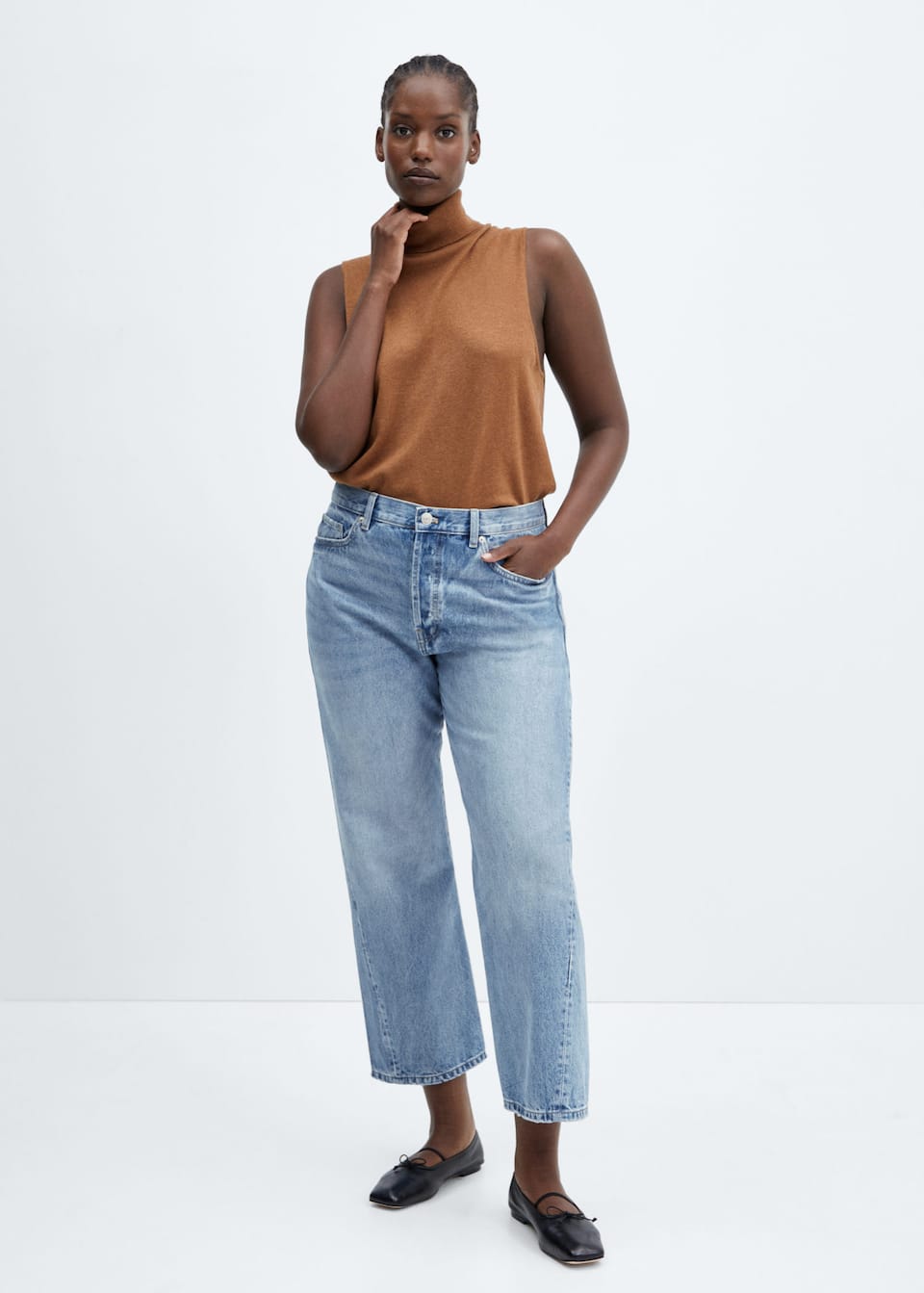 Straight jeans with forward seams - Laurel Morgan