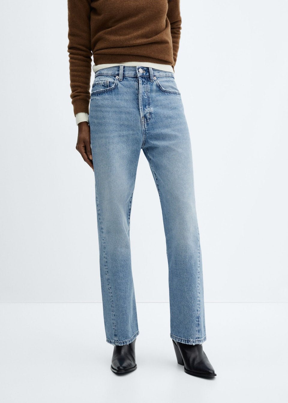 Straight jeans with forward seams - Laurel Morgan