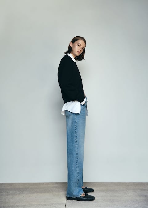 Straight jeans with forward seams - Laurel Morgan