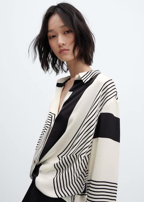 Stripe-print shirt - Laurel Morgan