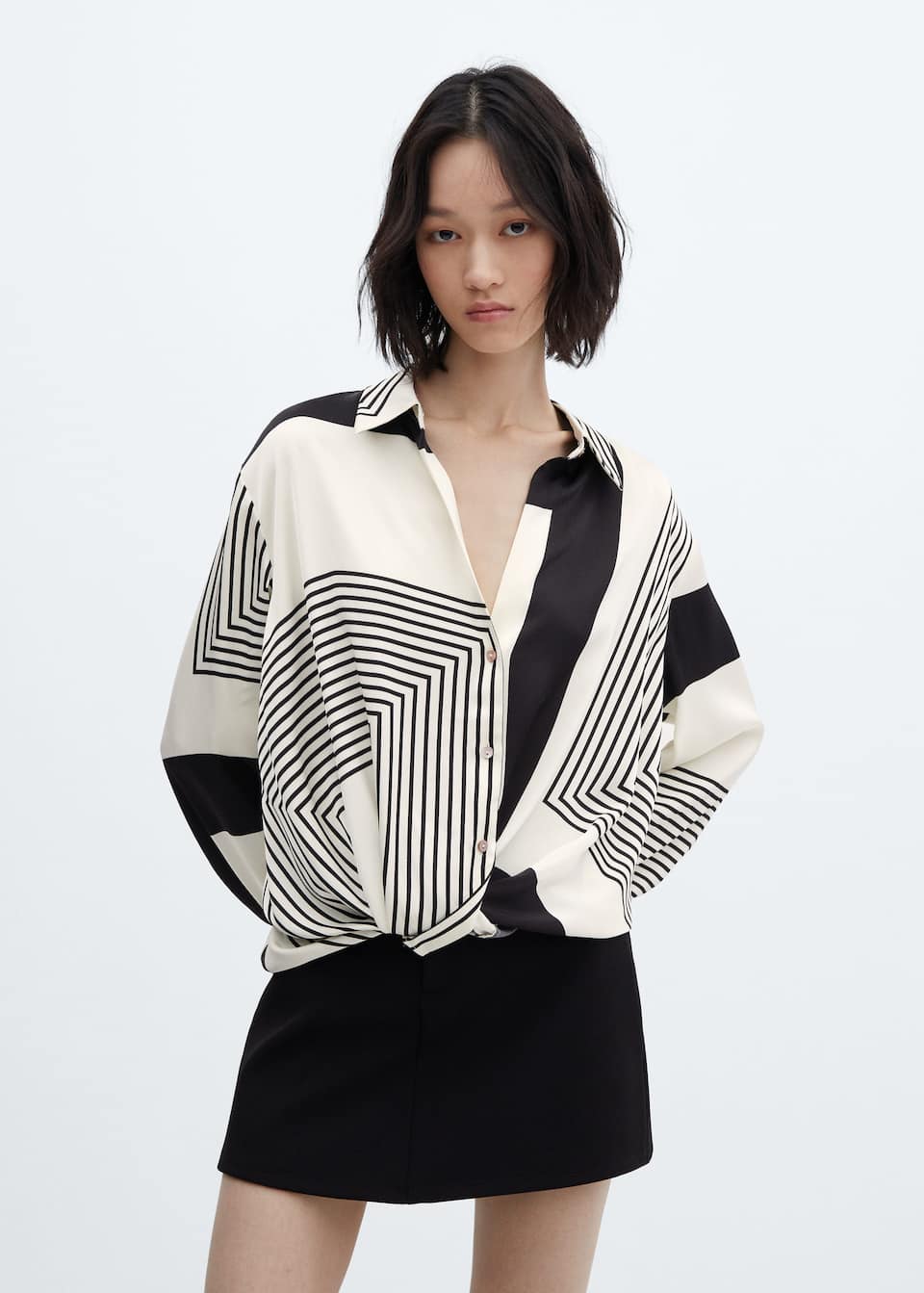 Stripe-print shirt - Laurel Morgan