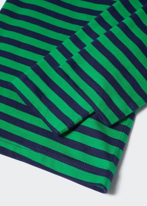 Striped 100% cotton t-shirt - Laurel Morgan