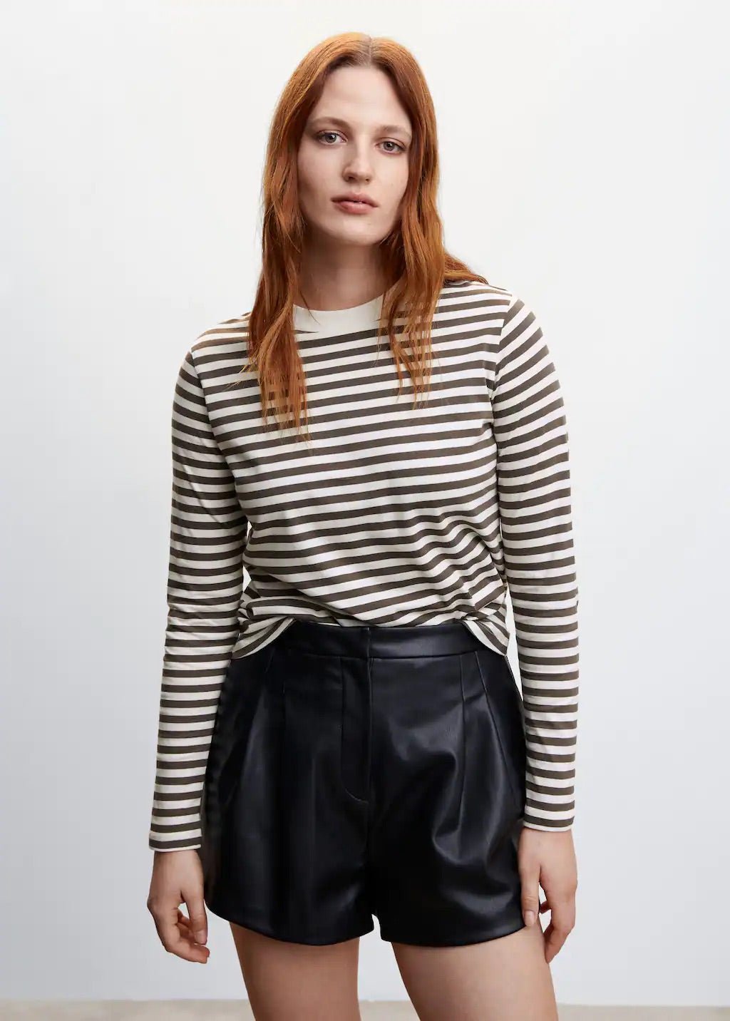 Striped 100% cotton t-shirt - Laurel Morgan