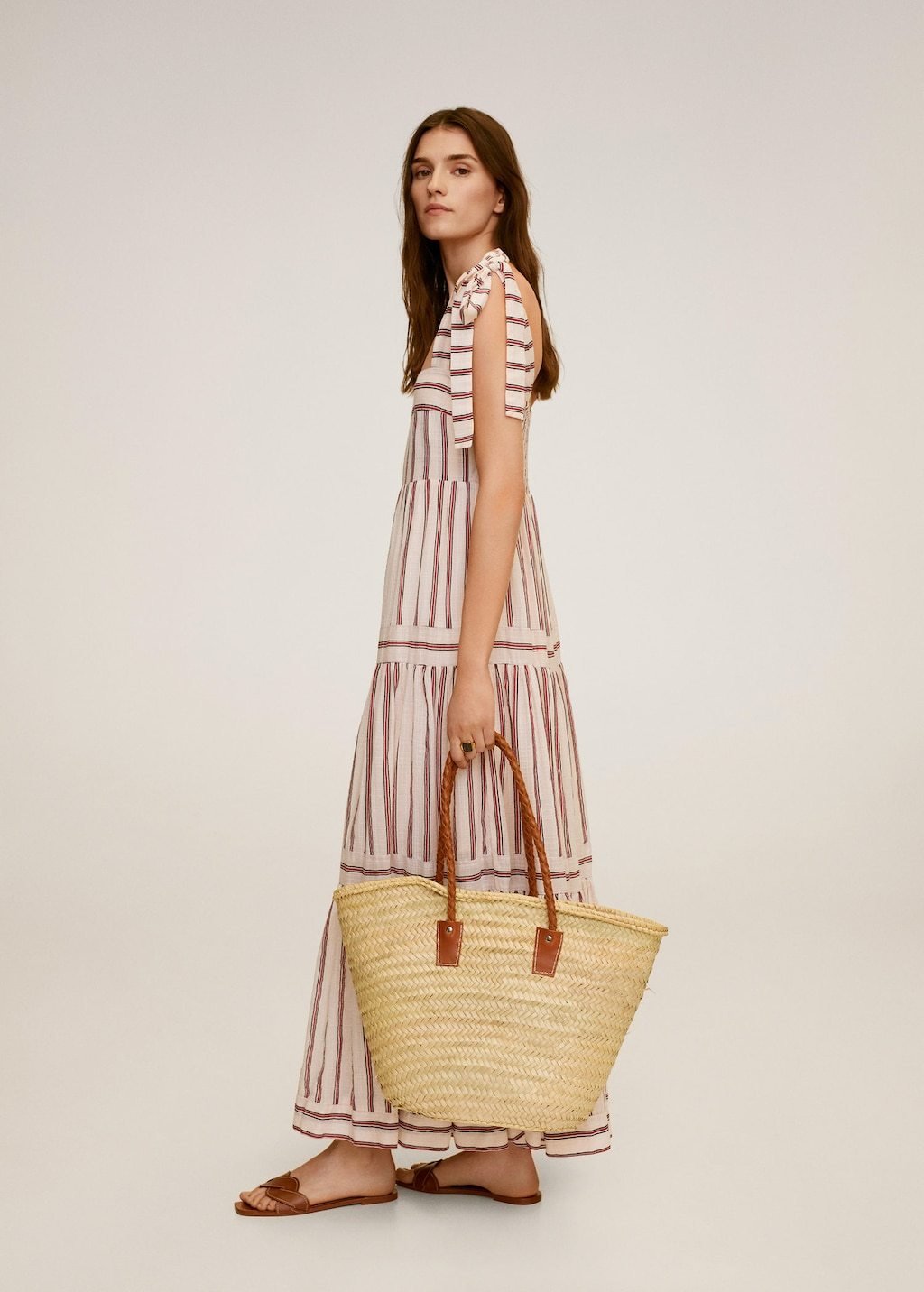 Striped long dress - Laurel Morgan