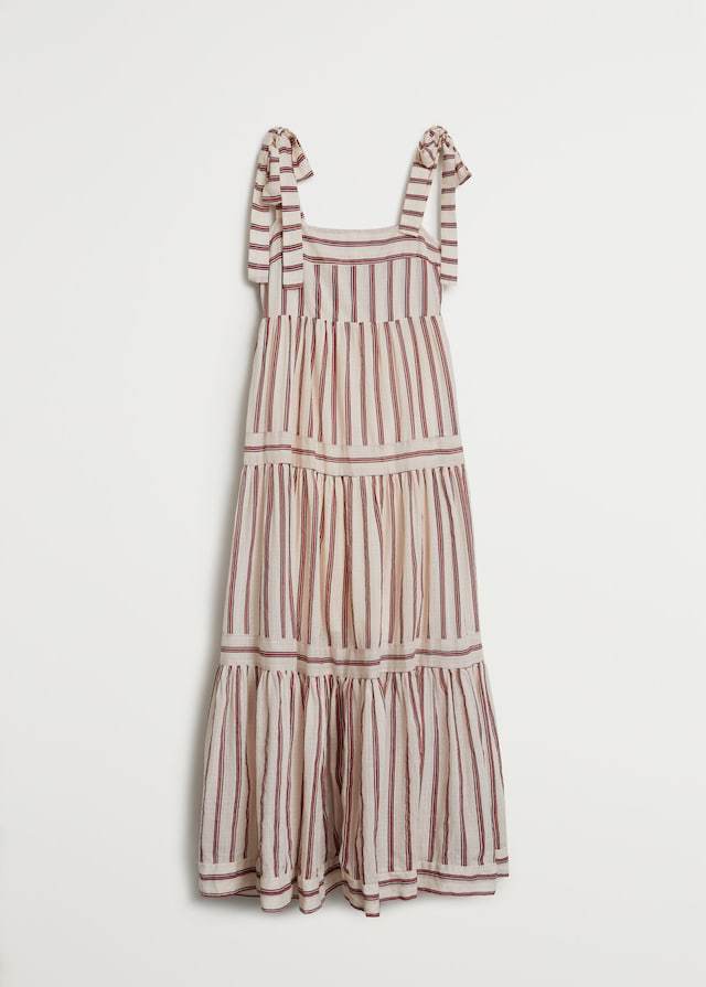 Striped long dress - Laurel Morgan