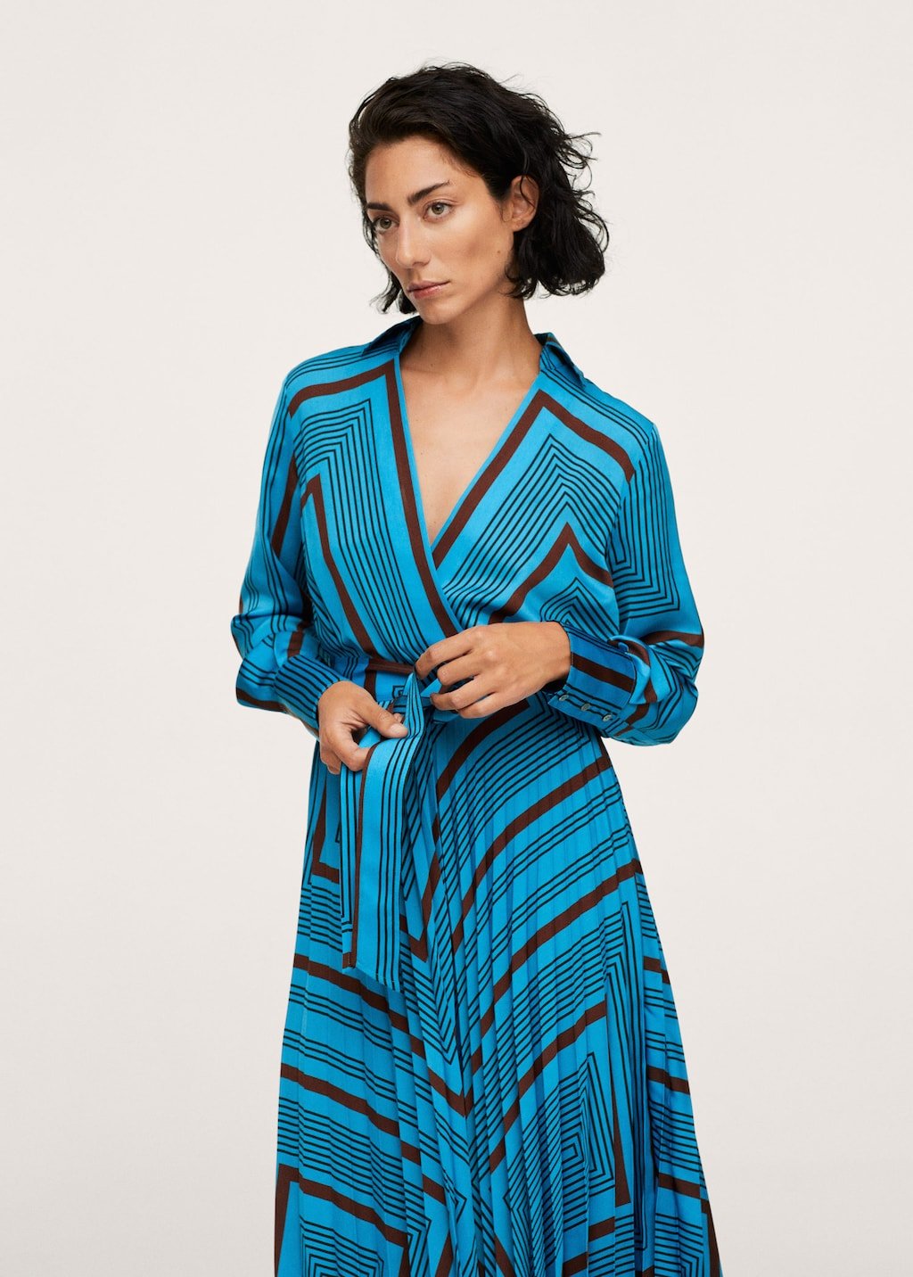 Striped midi dress - Laurel Morgan