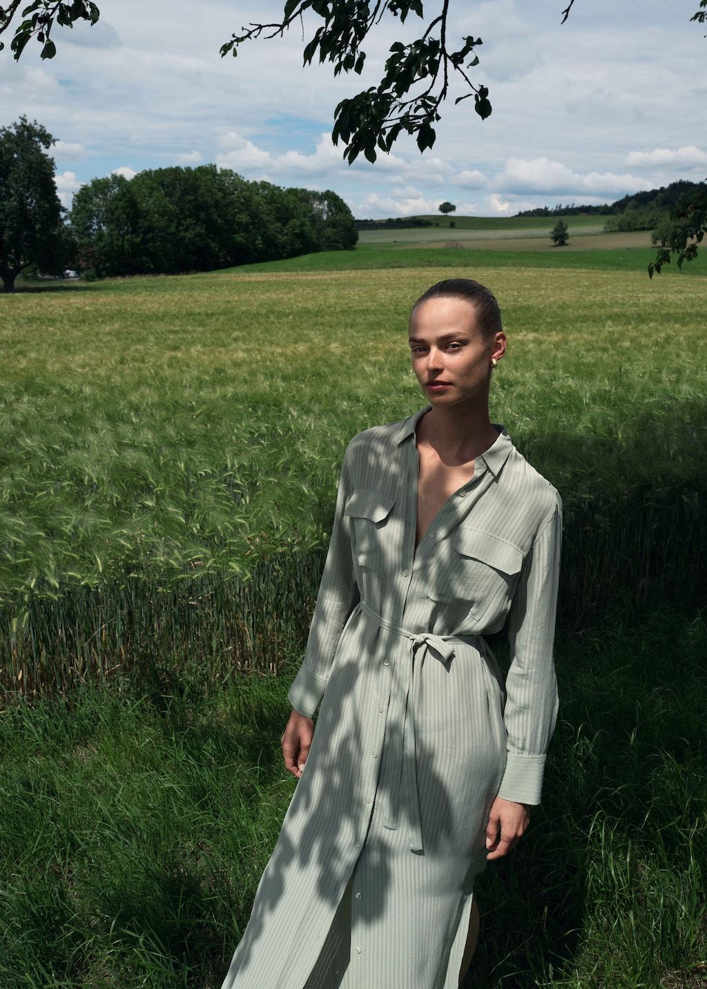 Striped shirt dress - Laurel Morgan