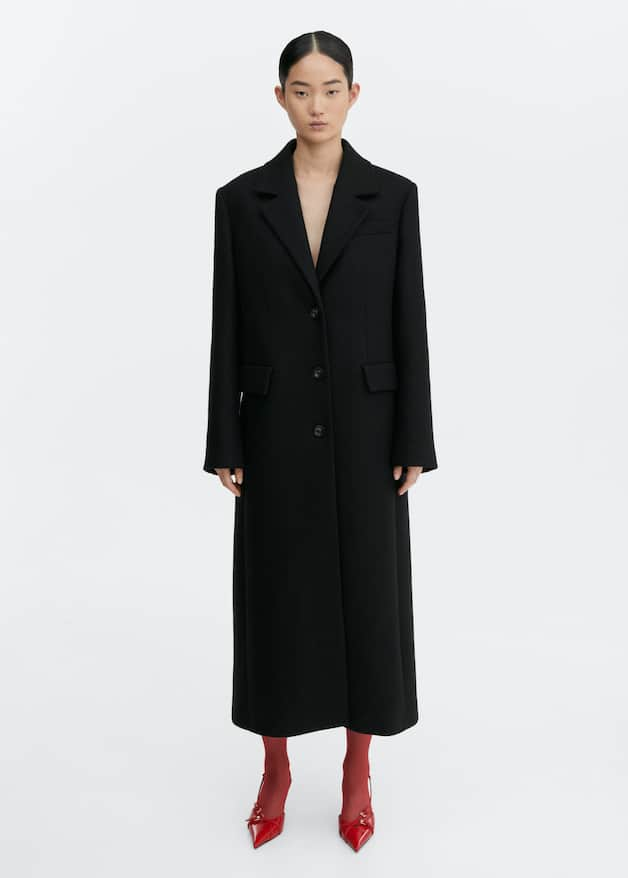 Structured wool coat - Laurel Morgan