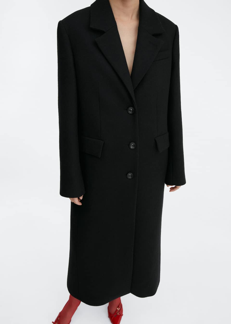 Structured wool coat - Laurel Morgan