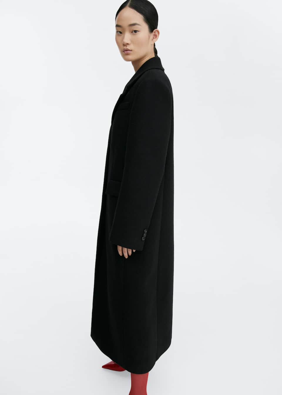 Structured wool coat - Laurel Morgan