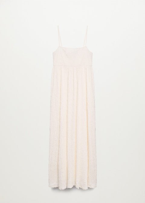 Textured cotton-blend dress - Laurel Morgan