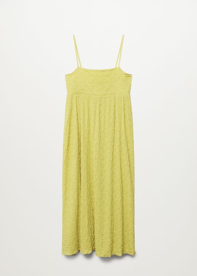 Textured cotton-blend dress - Laurel Morgan