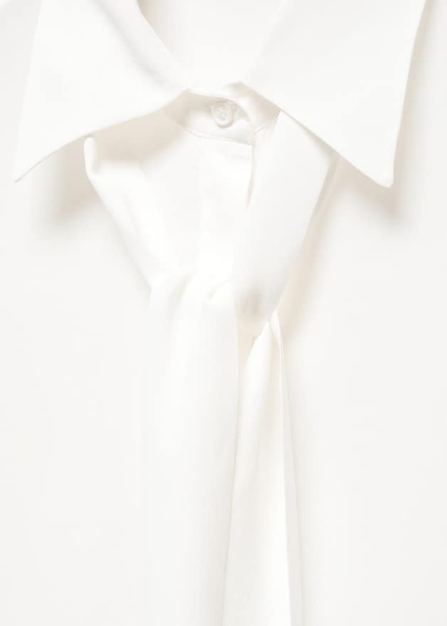 Tie-neck blouse - Laurel Morgan