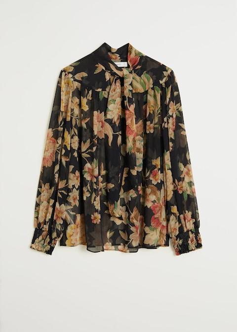 Tie-neck blouse - Laurel Morgan