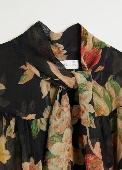 Tie-neck blouse - Laurel Morgan