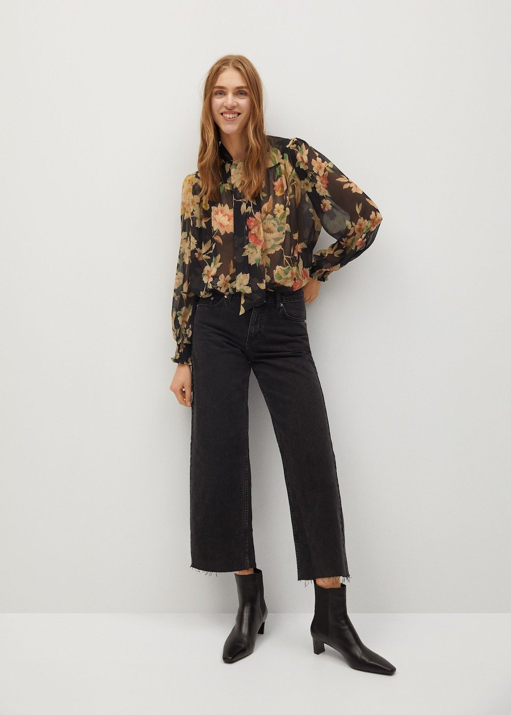 Tie-neck blouse - Laurel Morgan