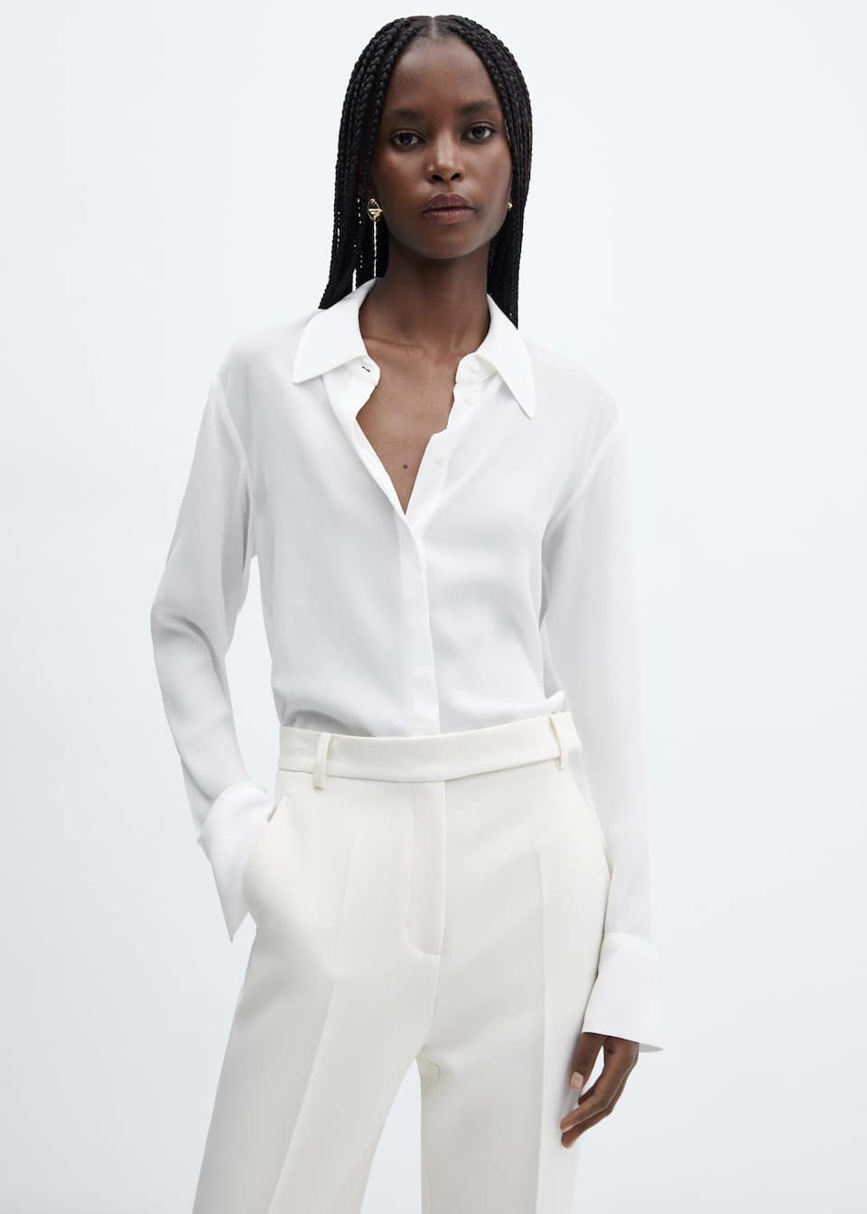 Tie-neck blouse - Laurel Morgan