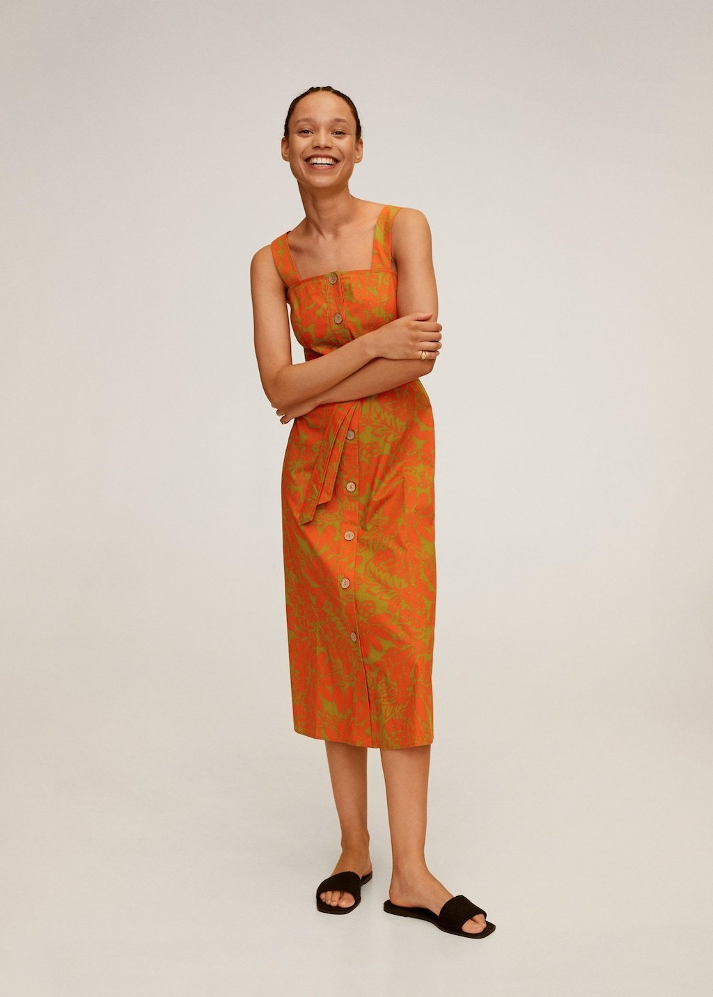 Tropical print dress - Laurel Morgan