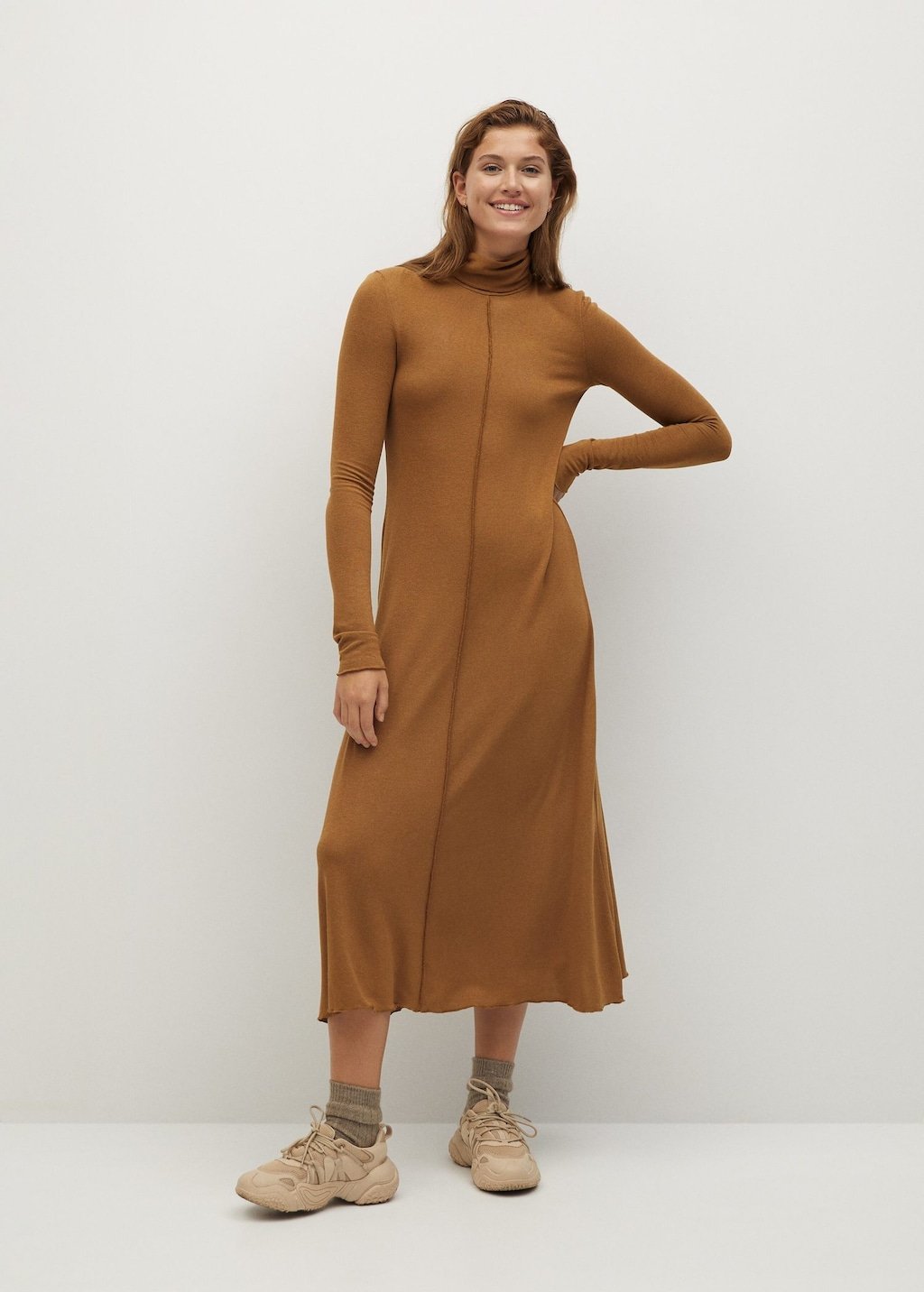 Turtle neck knit dress - Laurel Morgan