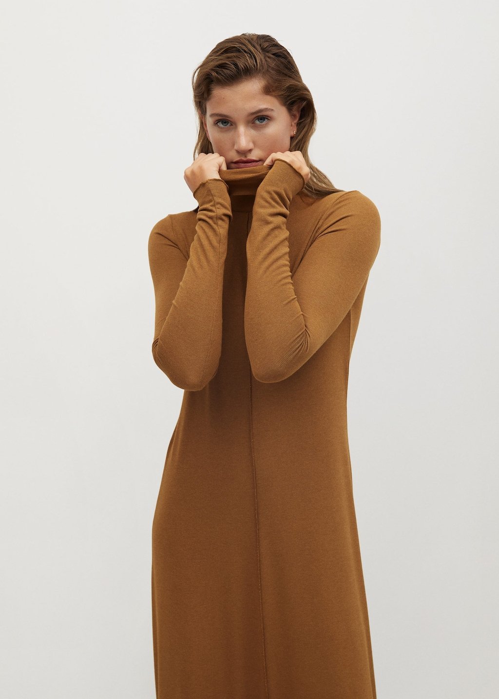 Turtle neck knit dress - Laurel Morgan